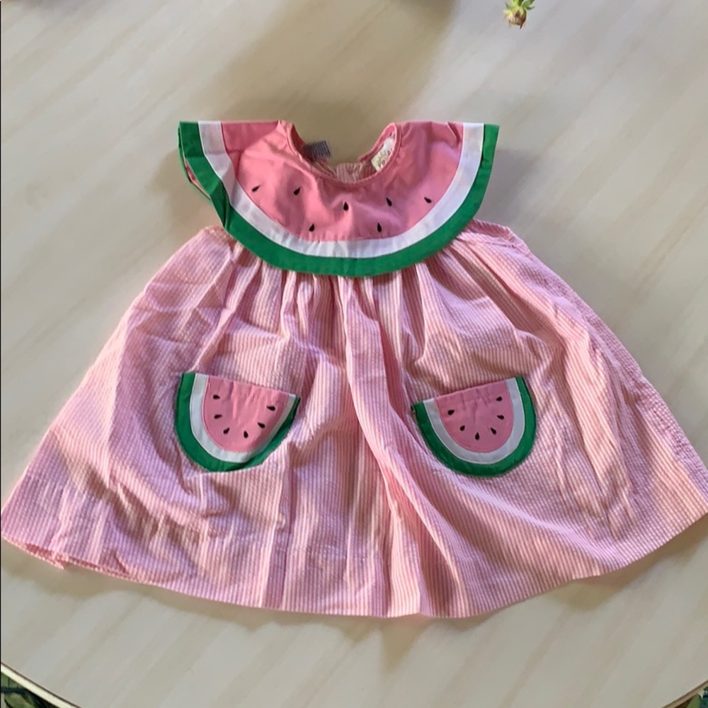 Vintage watermelon toddler dress Sz 2T